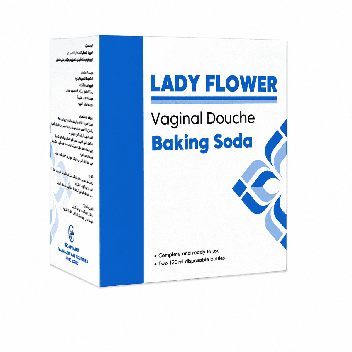 LADY FLOWER BAKING SODA VAGINAL DOUCHE 2*120ML