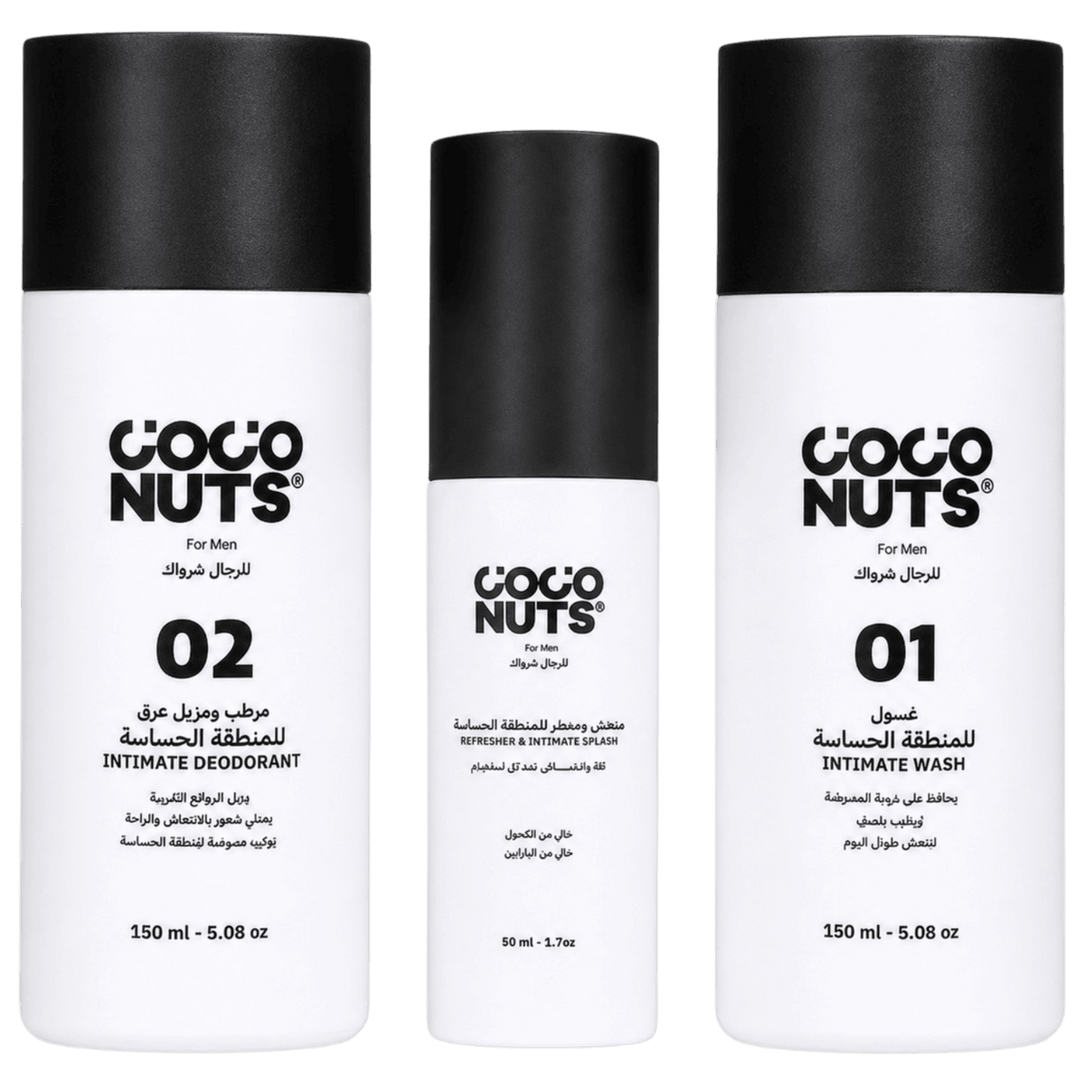 COCO NUTS OFFER INTIMATE WASH& DEO& SPLASH FOR MEN