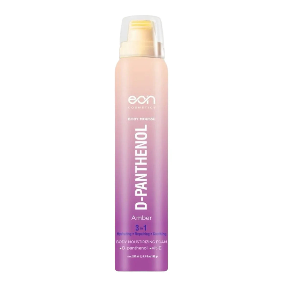 EON D-PANTHENOL BODY MOUSSE AMBER 3IN1 BODY FOAM 200ML