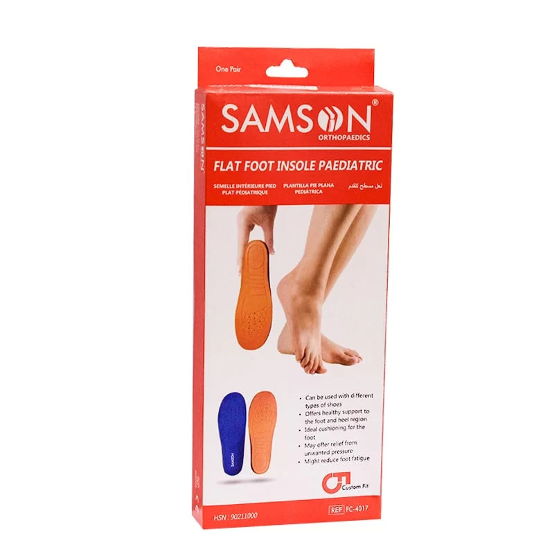 SAMSON FLAT FOOT INSOLE PEDIATRIC CH1 SIZE XXS (4017)
