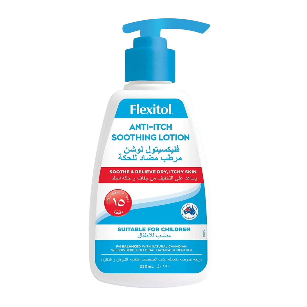 FLEXITOL ANTI ITCHING SOOTHING LOTION 250ML