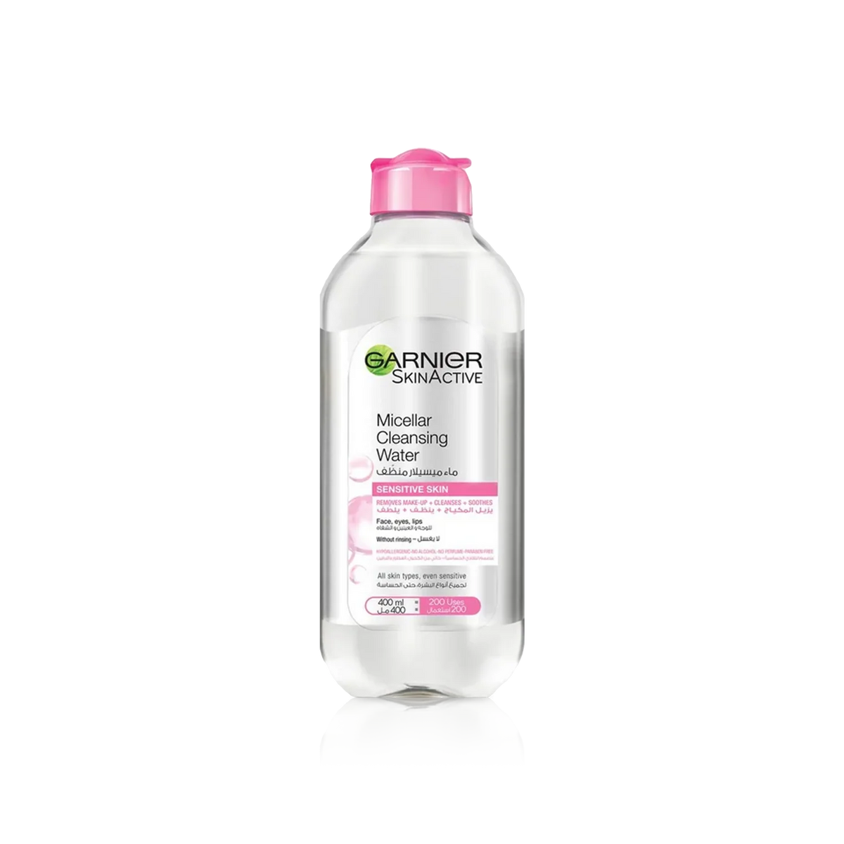 GARNIER SKINACTIVE MICELLAIR ROSE 400ML + COTTON PADS