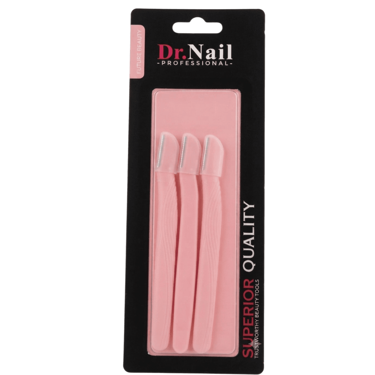 DR.NAIL FUTURE BEAUTY 077 ×3 شفرة وجة زهري