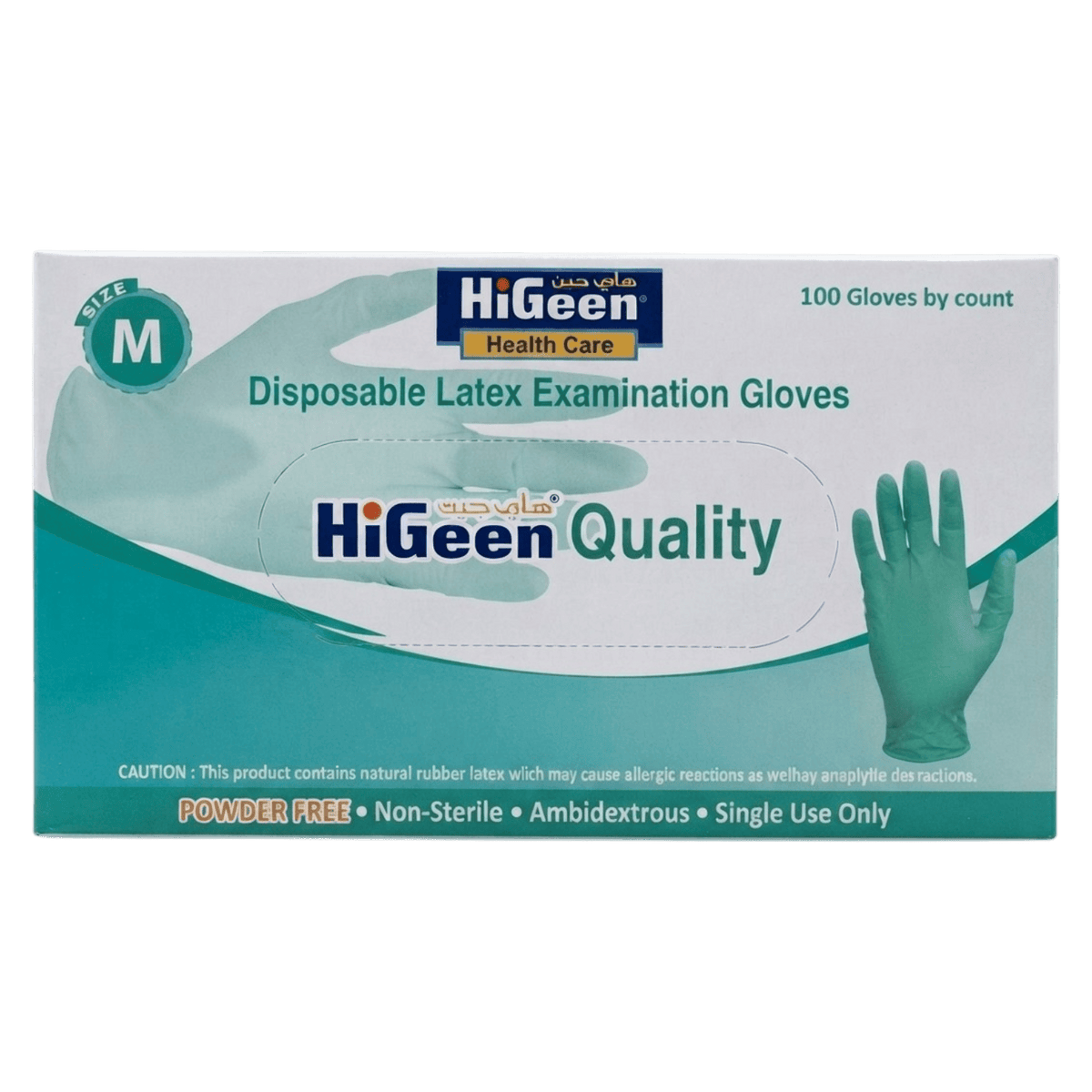 HIGEEN GLOVES FREE POWDER M 100PCS