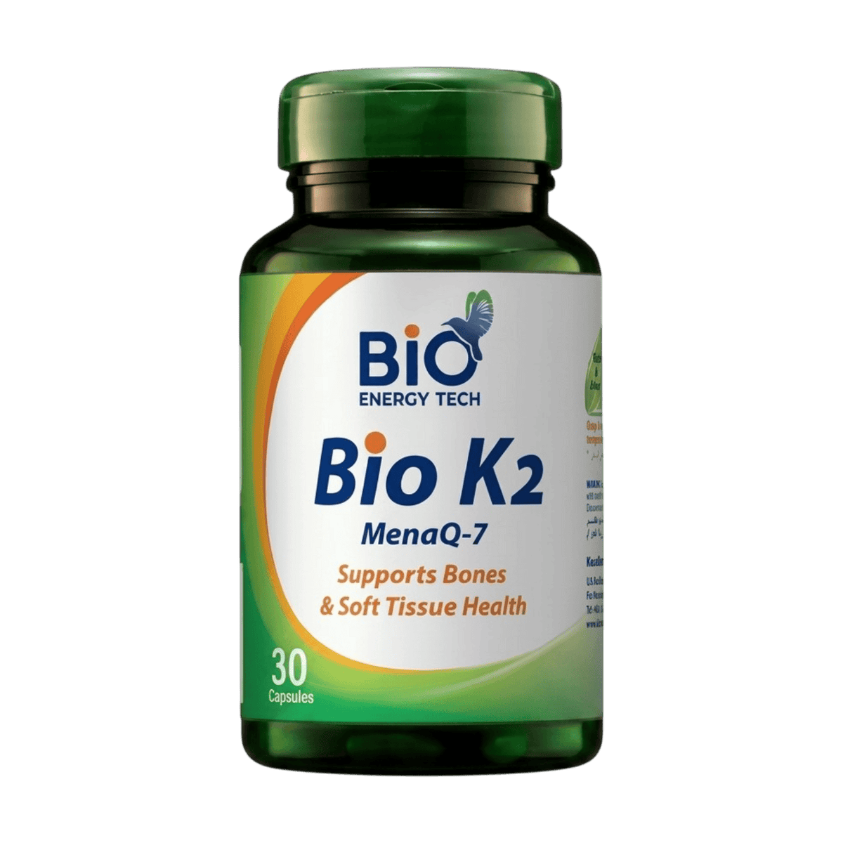 BIOENERGY BIO K2 100MCG 30CAP