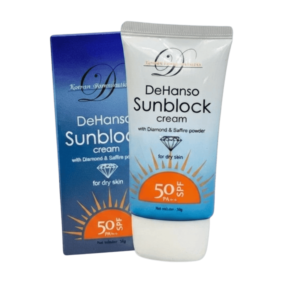 DEHANSO SUNSCREEN FOR DRY SKIN SPF50 CREAM 50ML