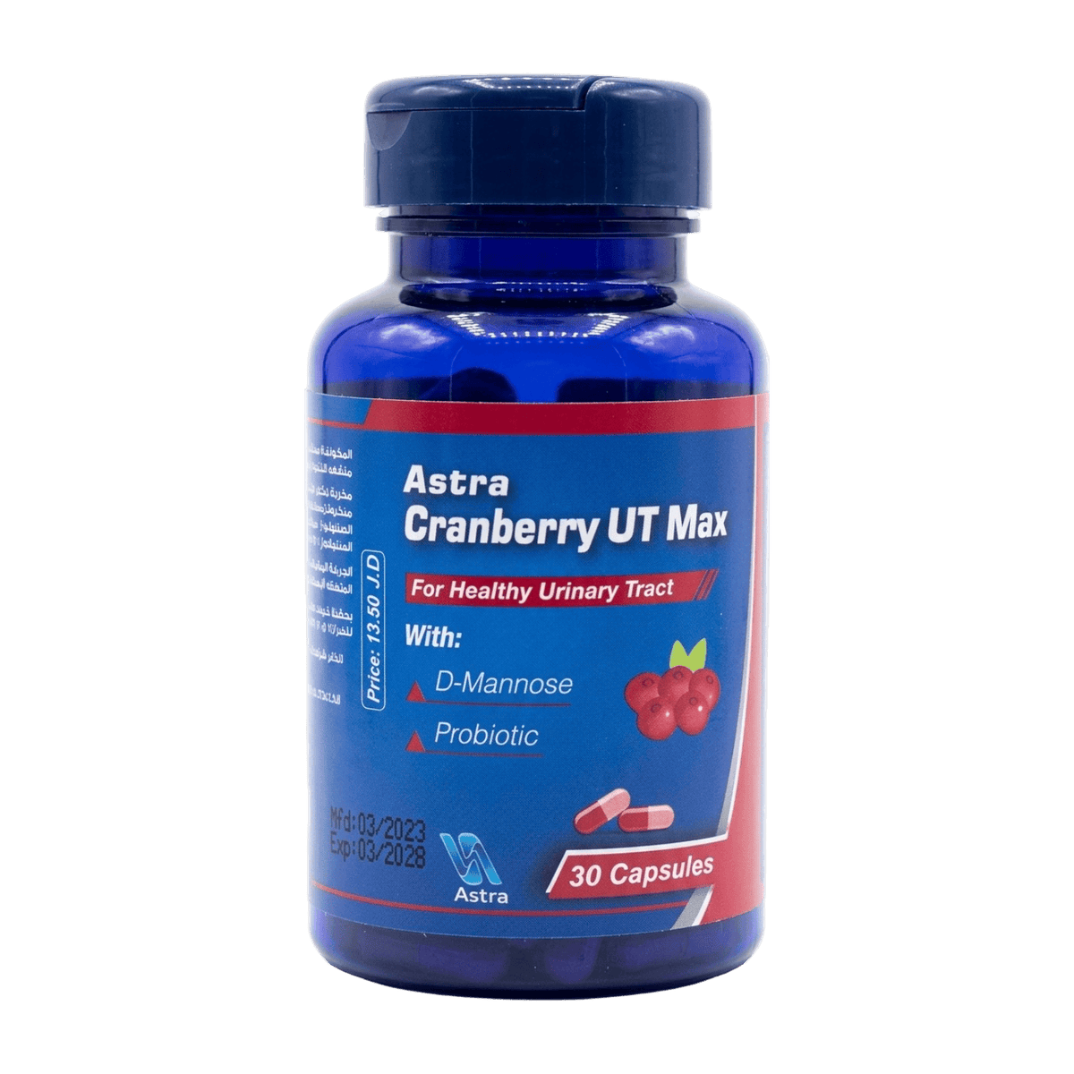ASTRA CRANBERRY UT MAX 30 CAP