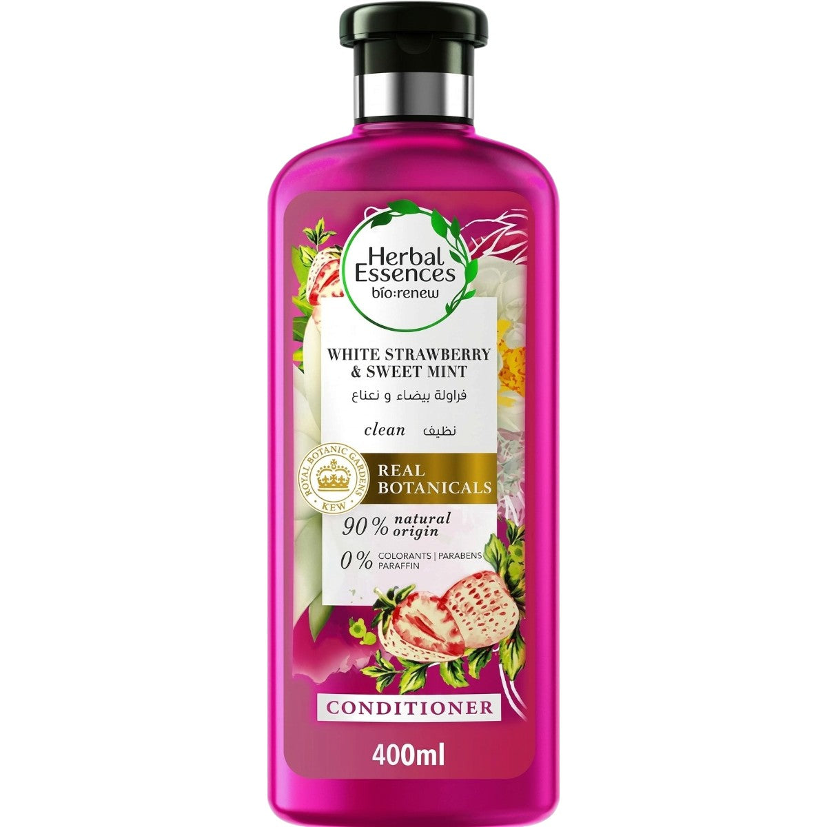 HERBAL ESSENCES WHITE STRAWBERRY & SWEET MINT CONDITIONER 400ML