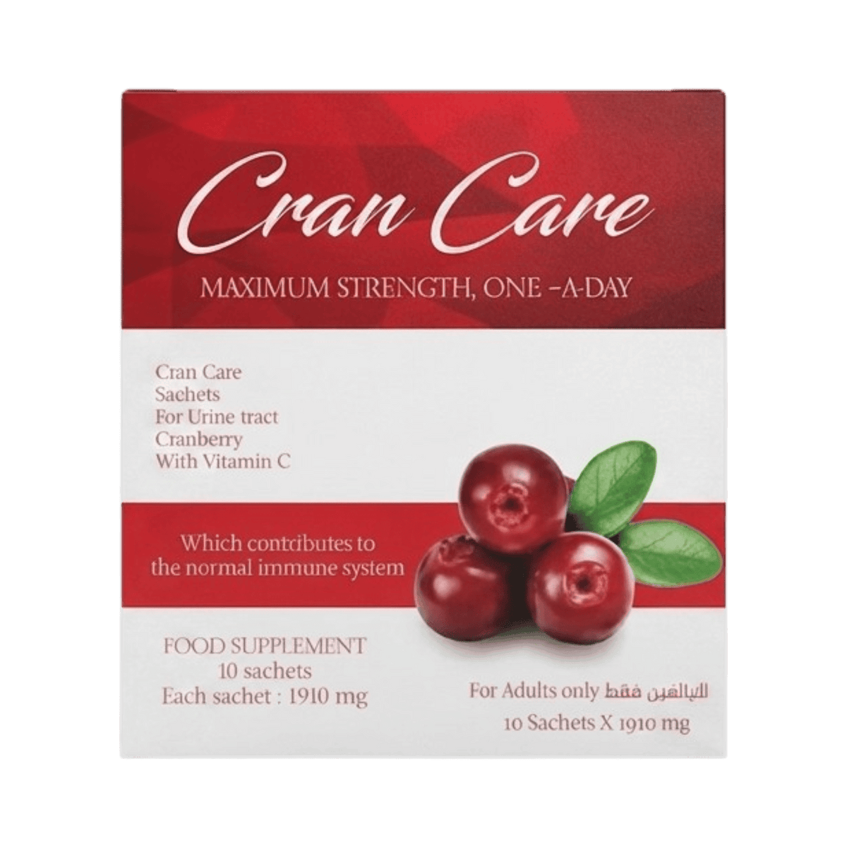 CRAN CARE MAXIMUM STRENGTH ONE-A DAY 10 SACH