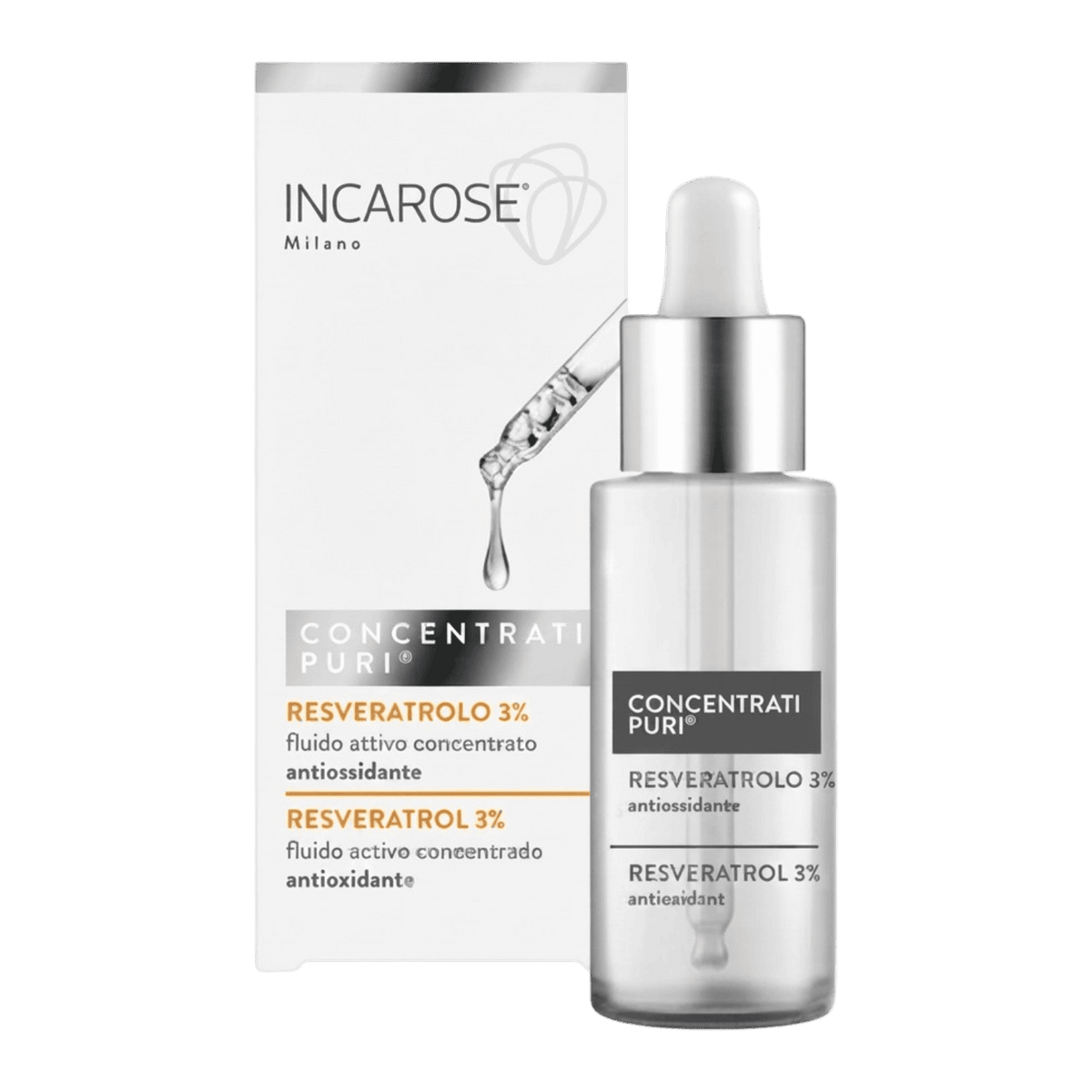 INCAROSE RESVERATROL3% ANTIOXIDANT 15ML