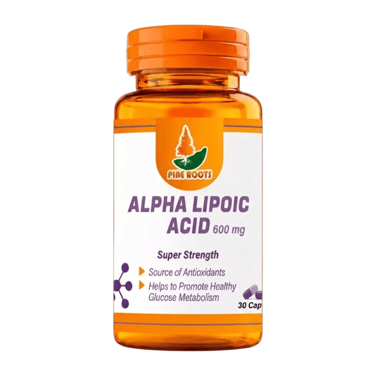 PINE ROOTS ALPHA LIPOIC ACID 600MG 30CAP