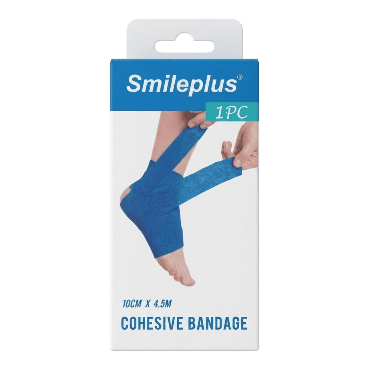 SMILEPLUS باندج للكاحل ازرق تلزيق10*4.5