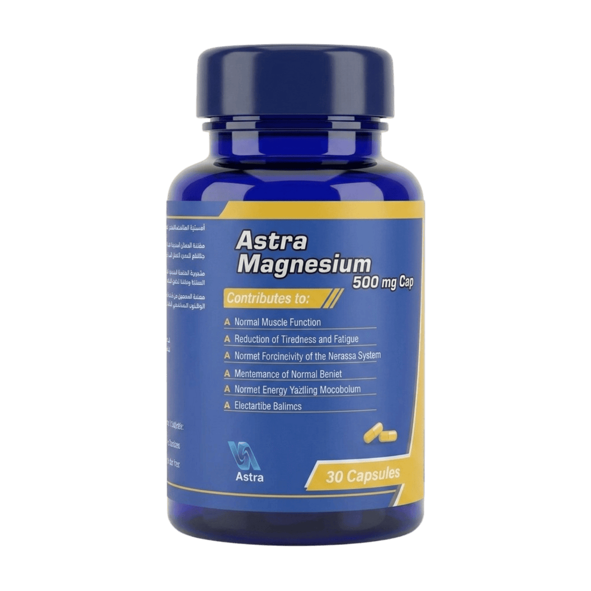 ASTRA MAGNESIUM 500MG 30CAP