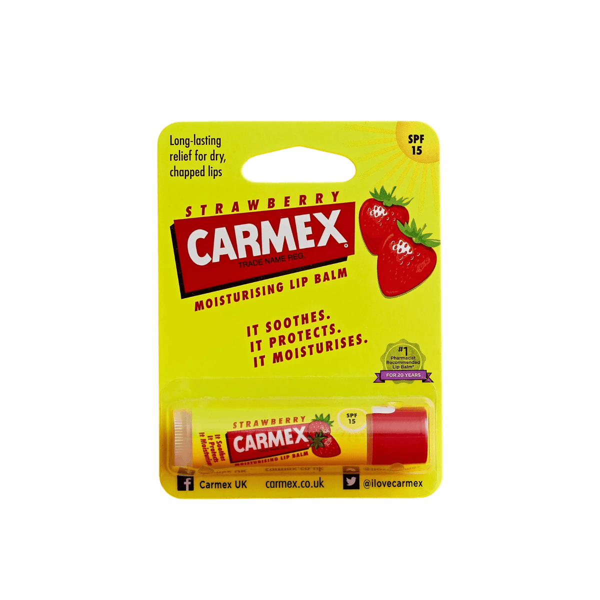 CARMEX LIP STRAWBERRY BALM 4.25G