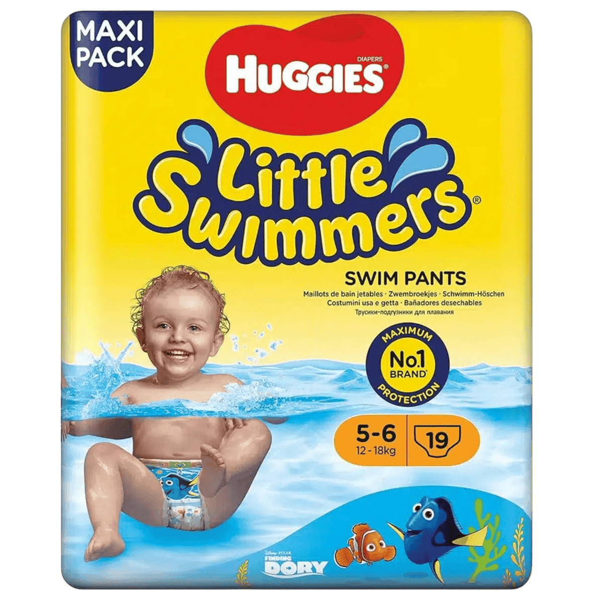 HUGGIES LITTLE SWIMMERS 5-6 19 PANTS