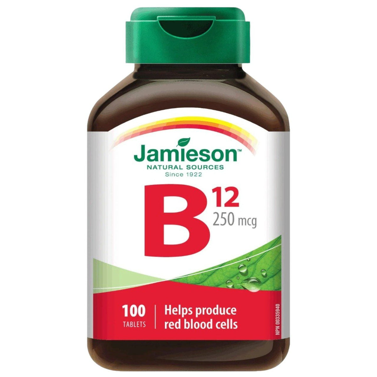 JAMIESON B12 250MCG 100TAB