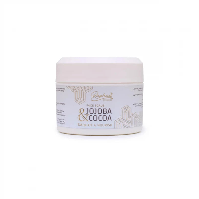 RAGHAD ORGANICS FACE SCRUB JOJOBA & COCOA 250ML