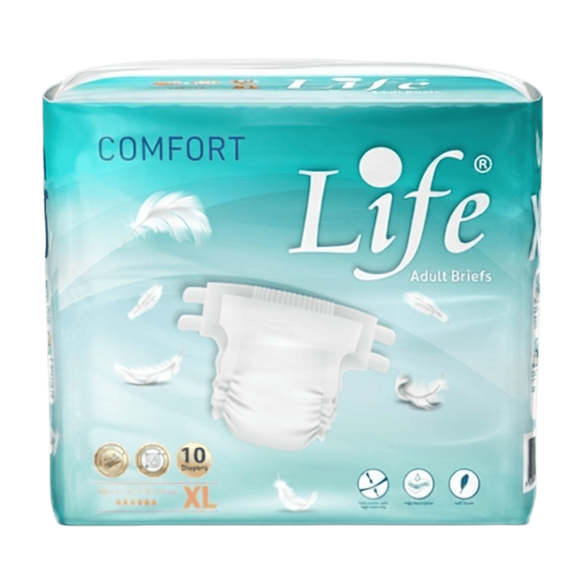 LIFE ADULT BRIEF XL 10PCS