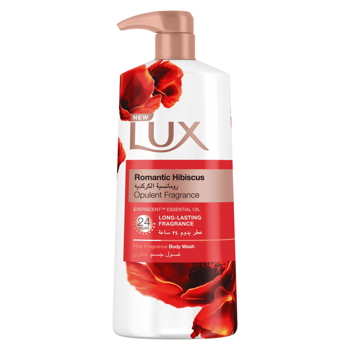 LUX ROMANTIC HIBISCUS BODY WASH 700ML