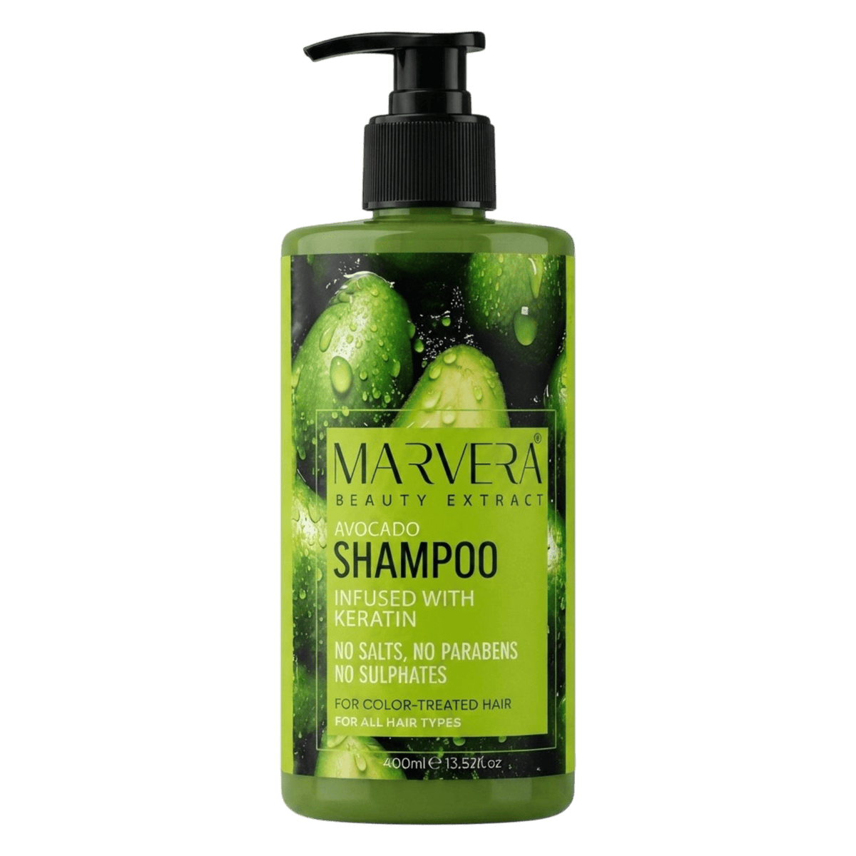 MARVERA AVOCADO SHAMPOO INFUSED WITH KERATIN 400ML
