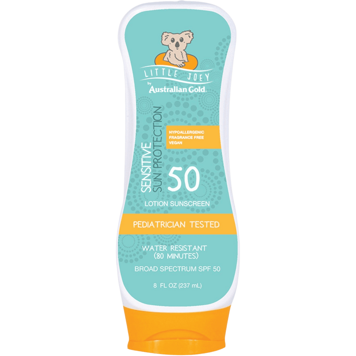 AUSTRALIAN GOLD SUNSCREEN LOTION SENSITIVE FOR KIDS SPF50+ 237ML