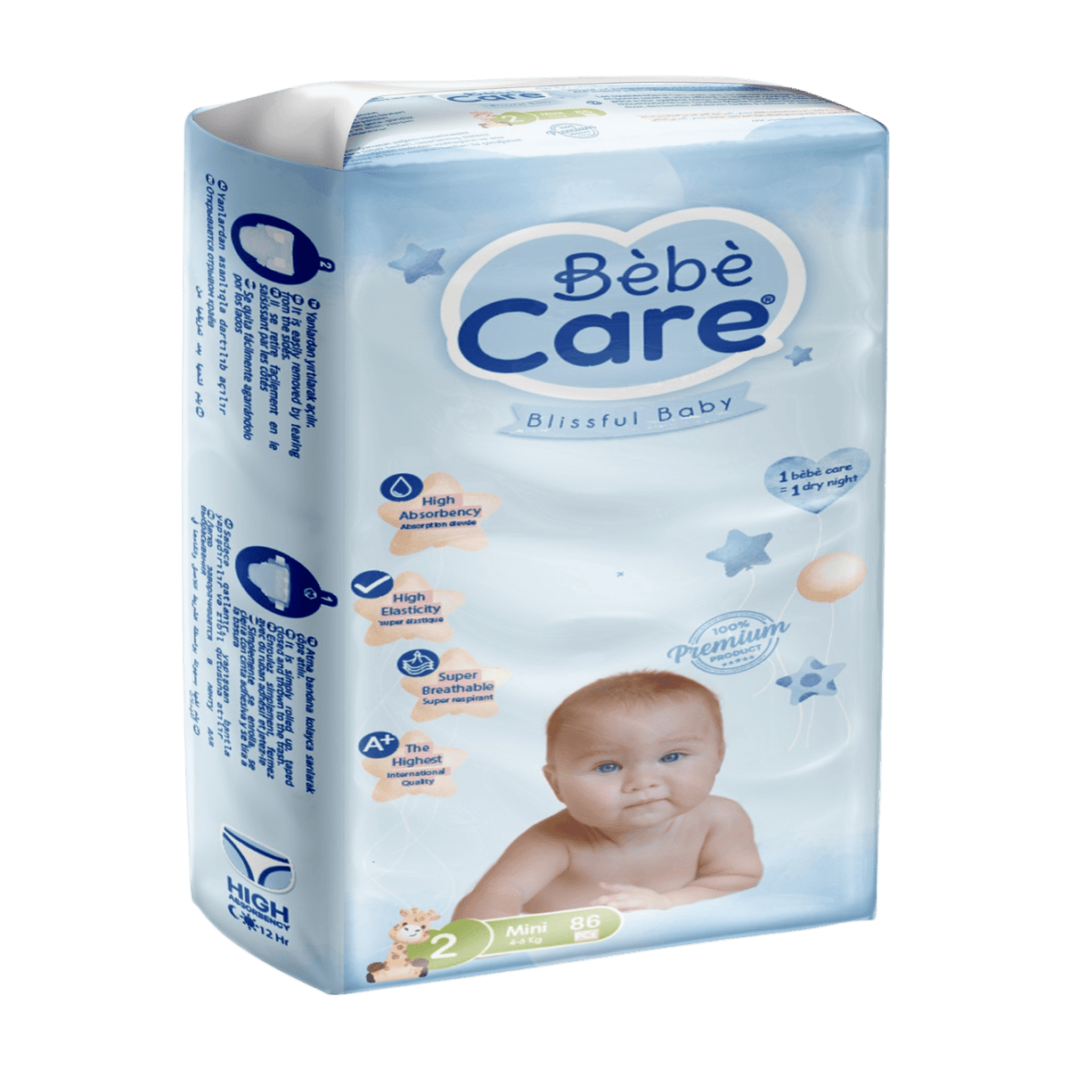 BABY CARE 2 86 DIAPERS