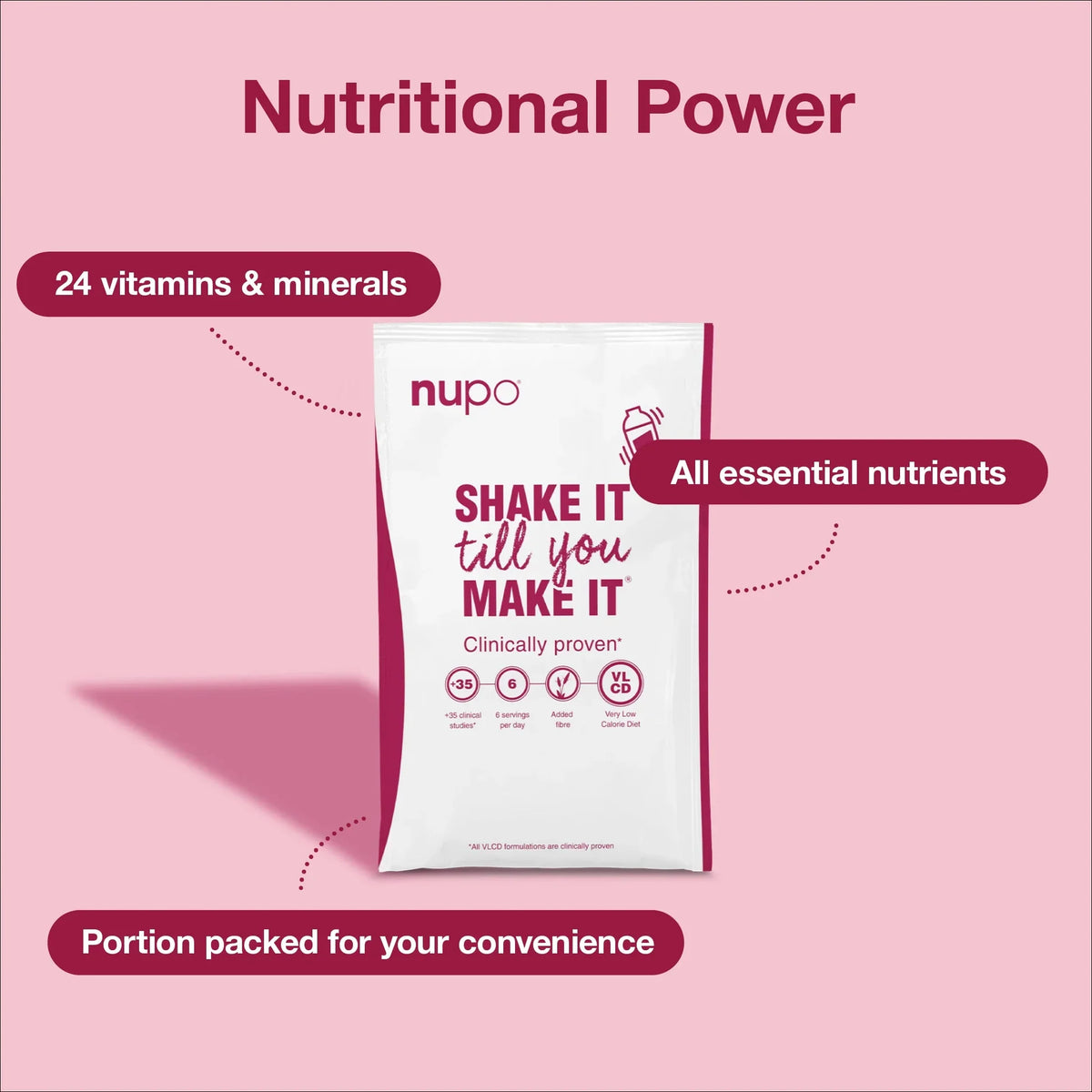 NUPO SHAKE IT VANILLA RED BERRIES 32G