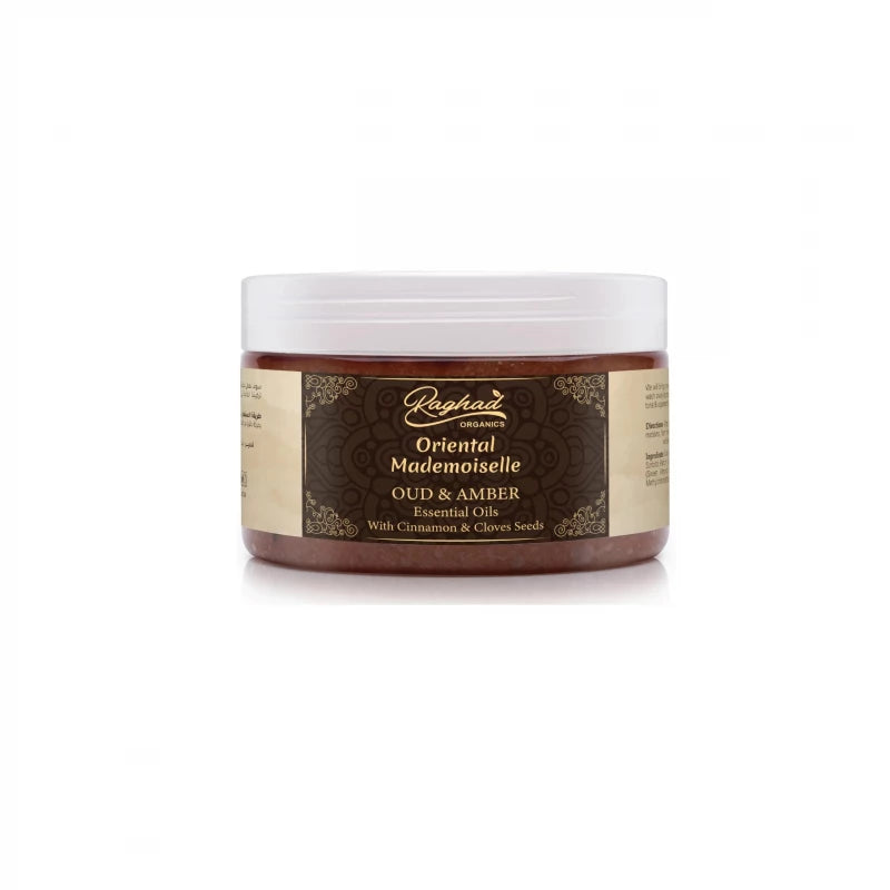 RAGHAD ORGANICS OUD&AMBER BODY SCRUB 250ML