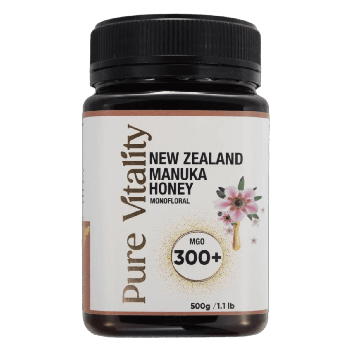 PURE VITALITY NEW ZEALAND MANUKA HONEY MGO 300+ 500G