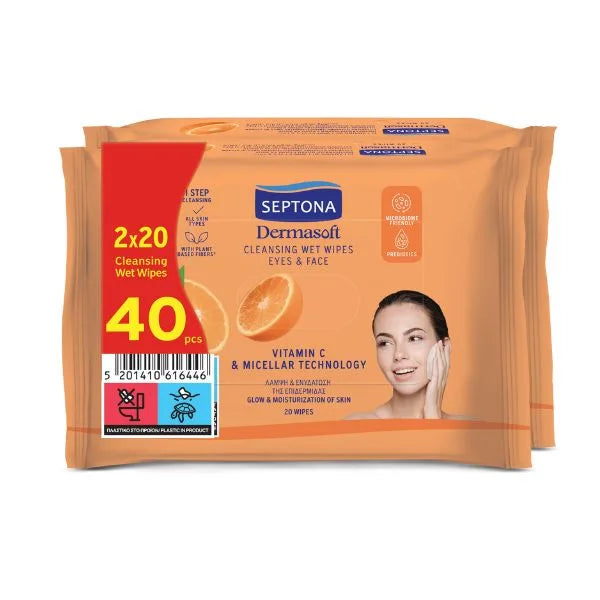 SEPTONA DAILY VIT C&MICELLAR 2*20 PCS