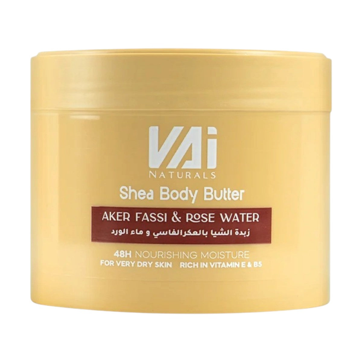 VAI NATURALS SHEA BODY BUTTER AKER FASSI&ROSE WATER 300ML
