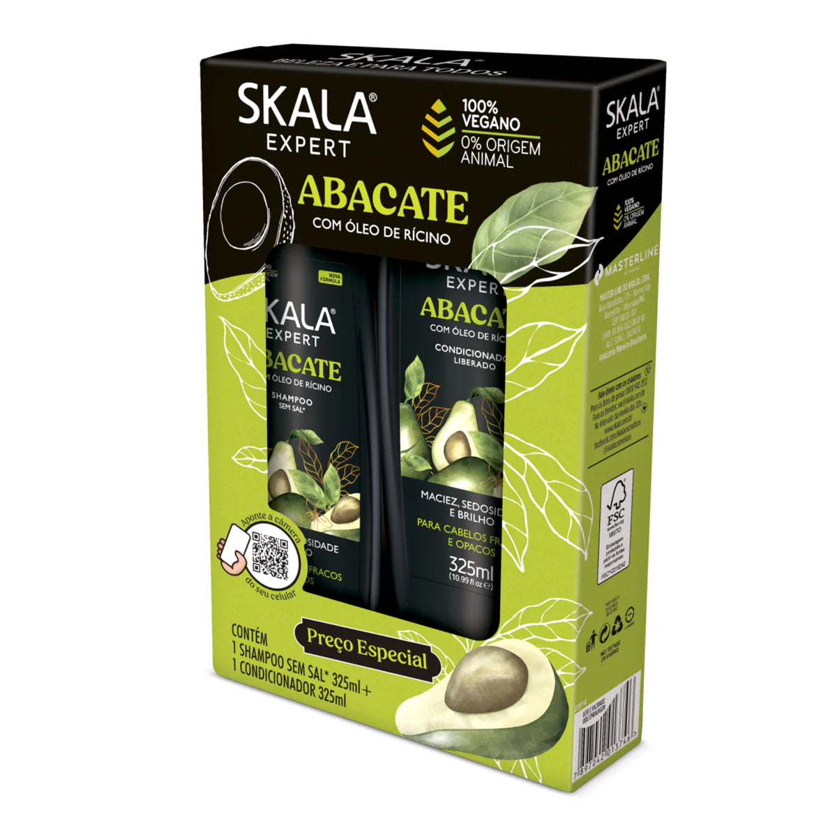 SKALA ABACATE SHAMPOO+CONDITIONER SET
