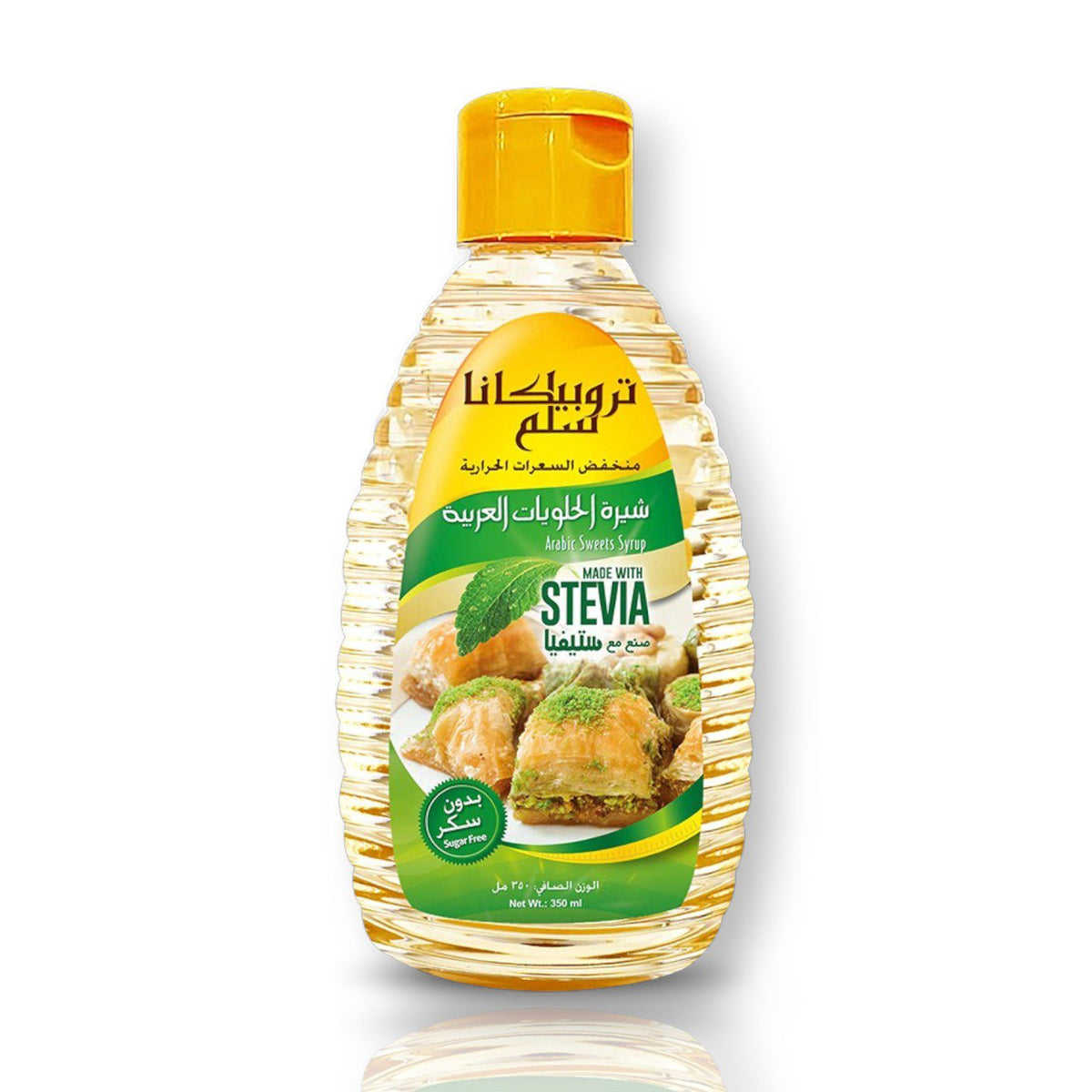 TROPICANA SLIM SWEET SYRUP MADSE WITH STEVIA 350ML