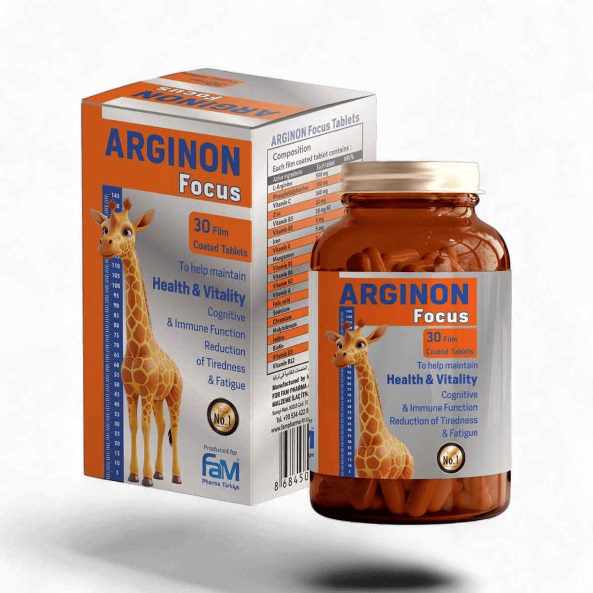 ARGINON FOCUS 30TAB