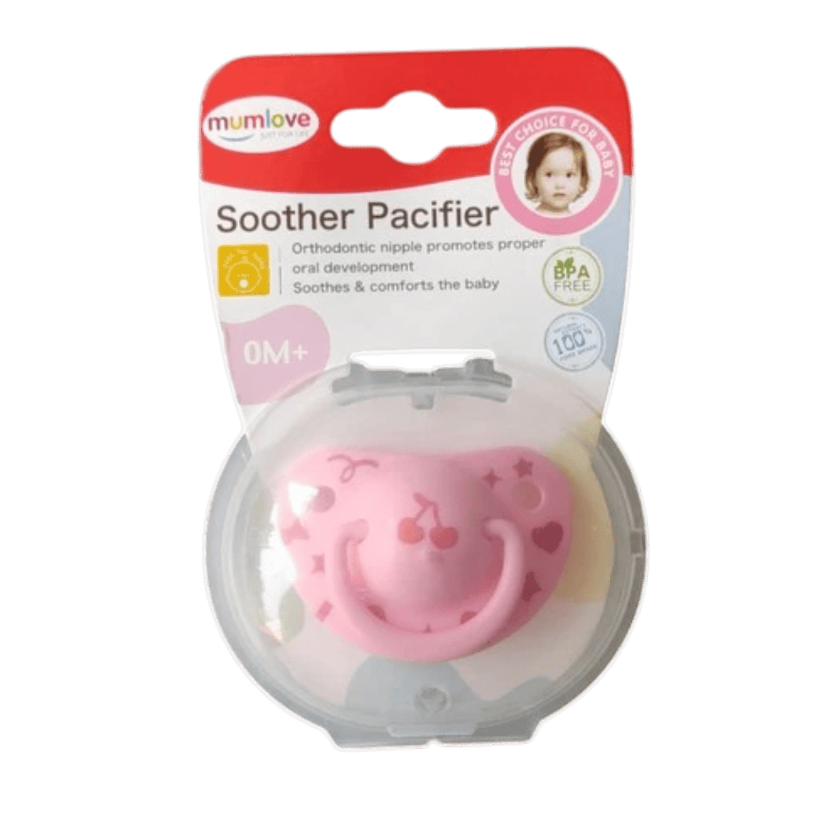 MUMLOVE BABY PACIFER SOOTHER +0M