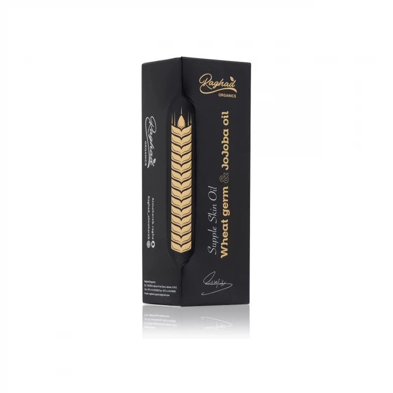 RAGHAD ORGANICS SKIN OIL WHEAT GERM& JOJOBA OIL 120ML