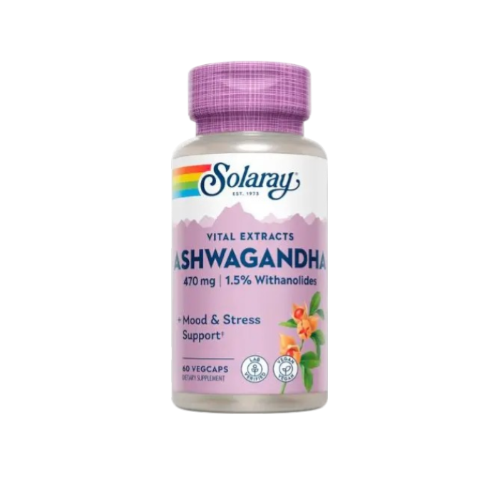 SOLARAY ASHWAGANDHA 470MG 60CAP