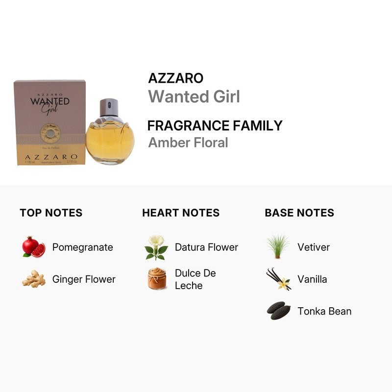 AZZARO WANTED GIRL EDP 80ML SPRY