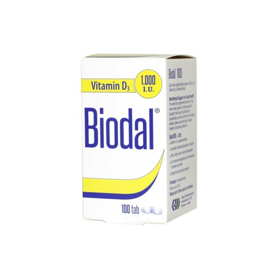 BIODAL 1000 IU 100TAB