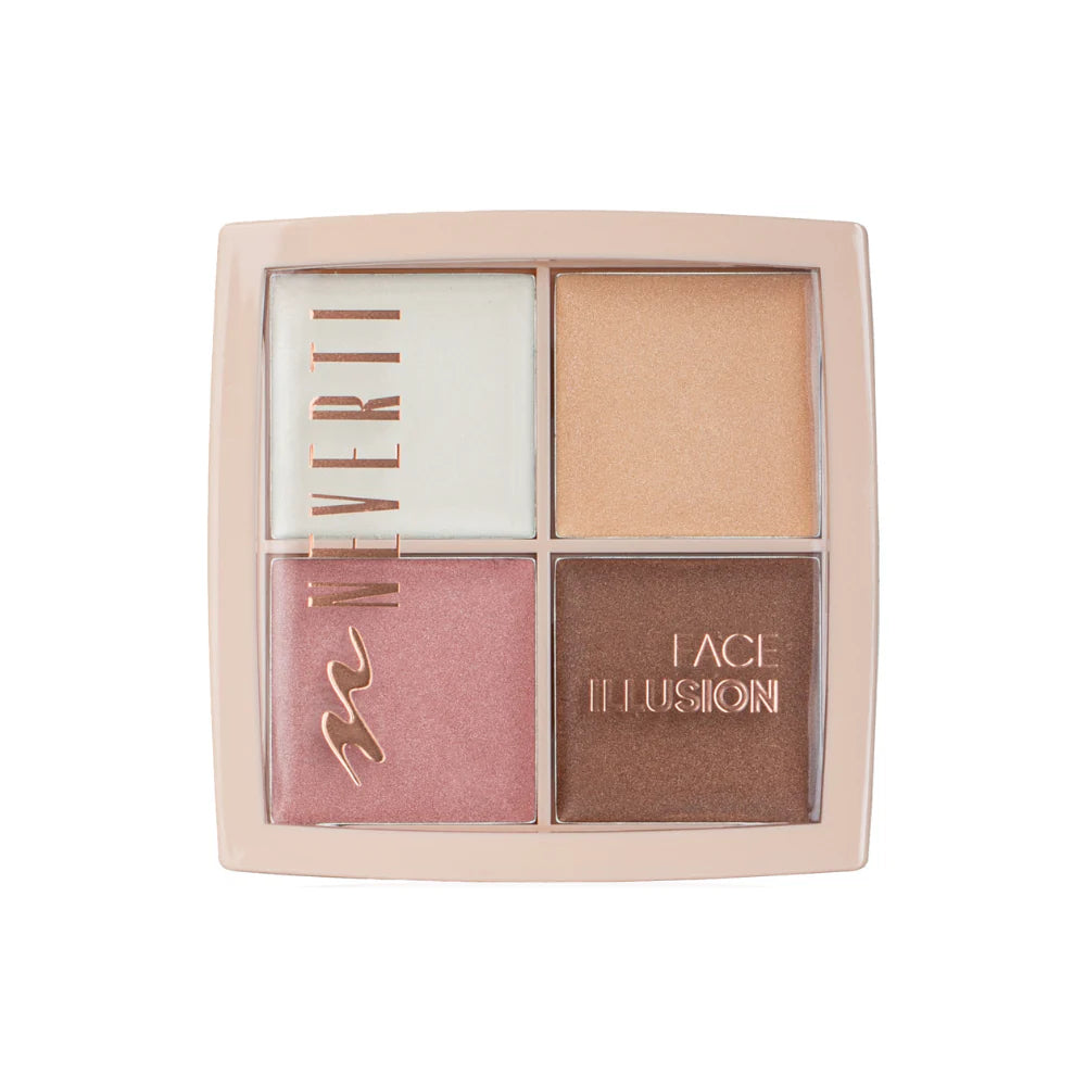 NEVERTI FACE HIGHTLIGHTER PALLETTE NP206- 001