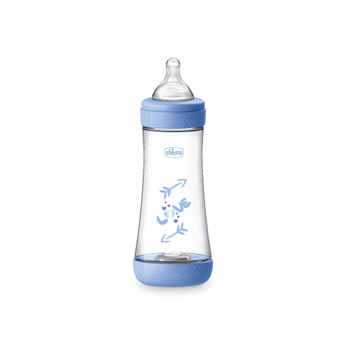 CHICCO 5 PERFECT INTUI-FLOW BOTTLE 4M+ 300ML BLUE