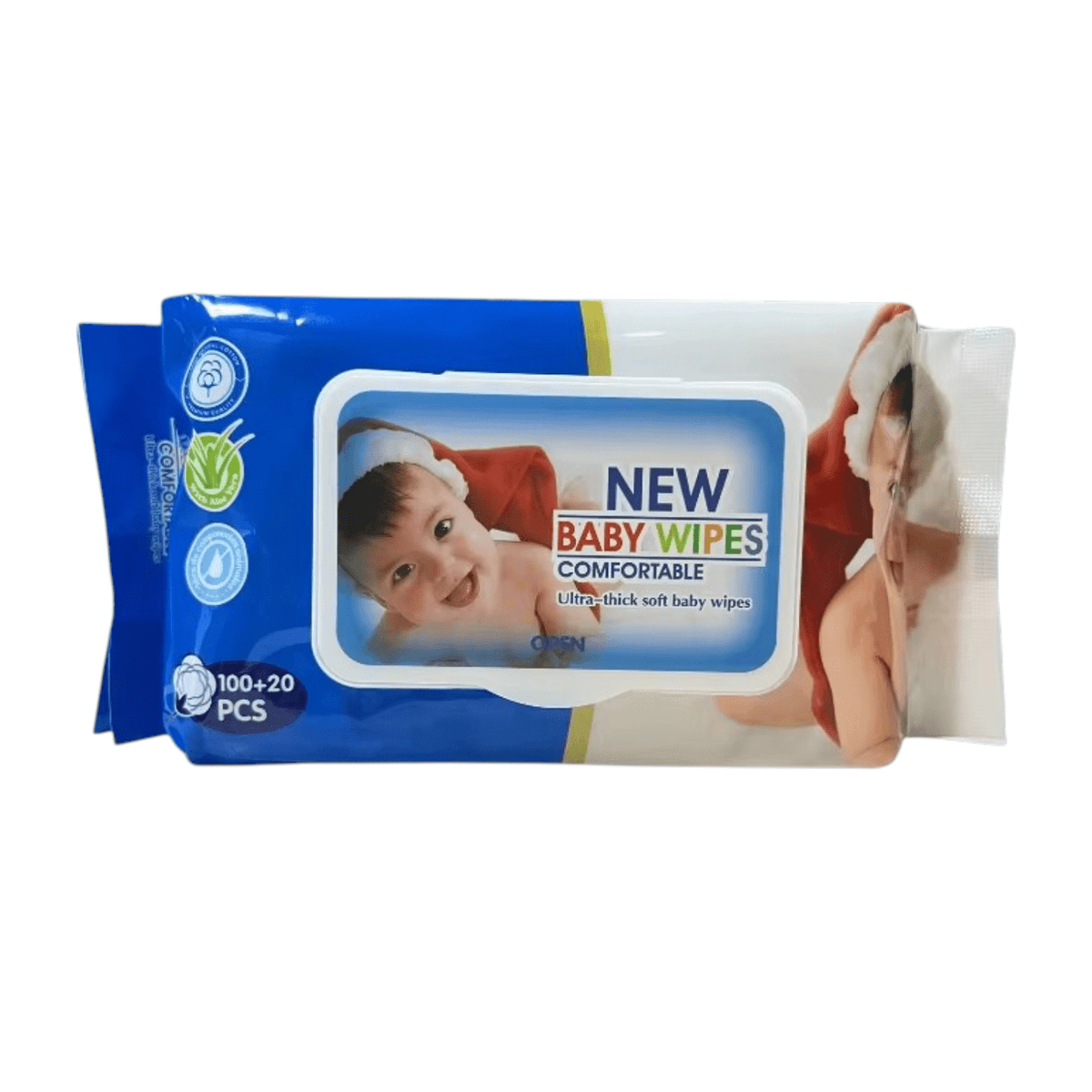 NEW BABY WIPES COMFORTABLE 120PCS