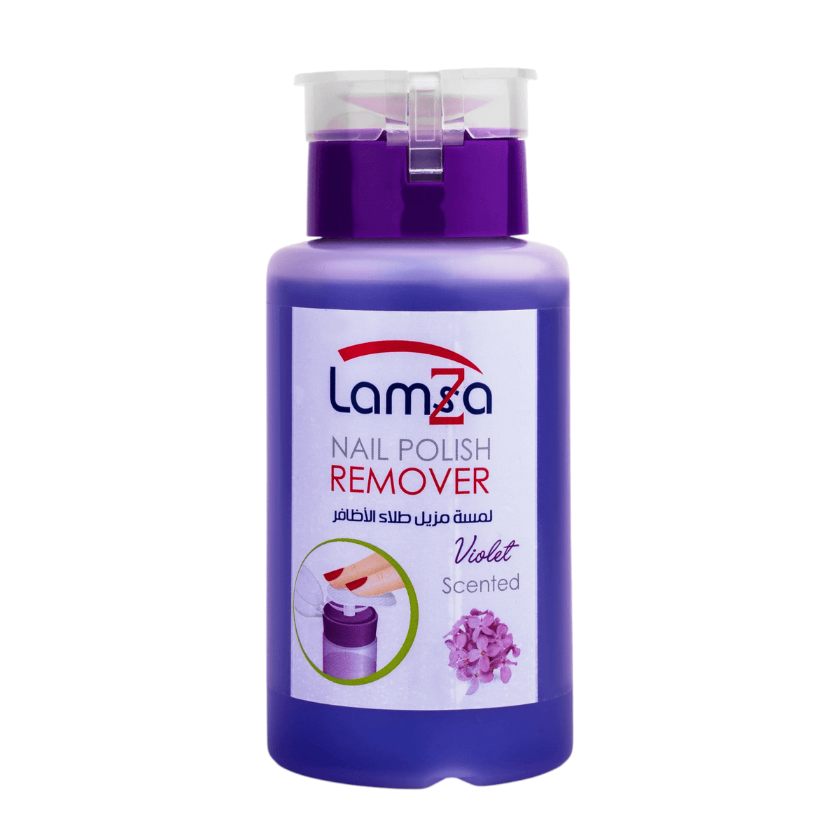 LAMSA NAIL POLISH REMOVER VIOLET 200ML