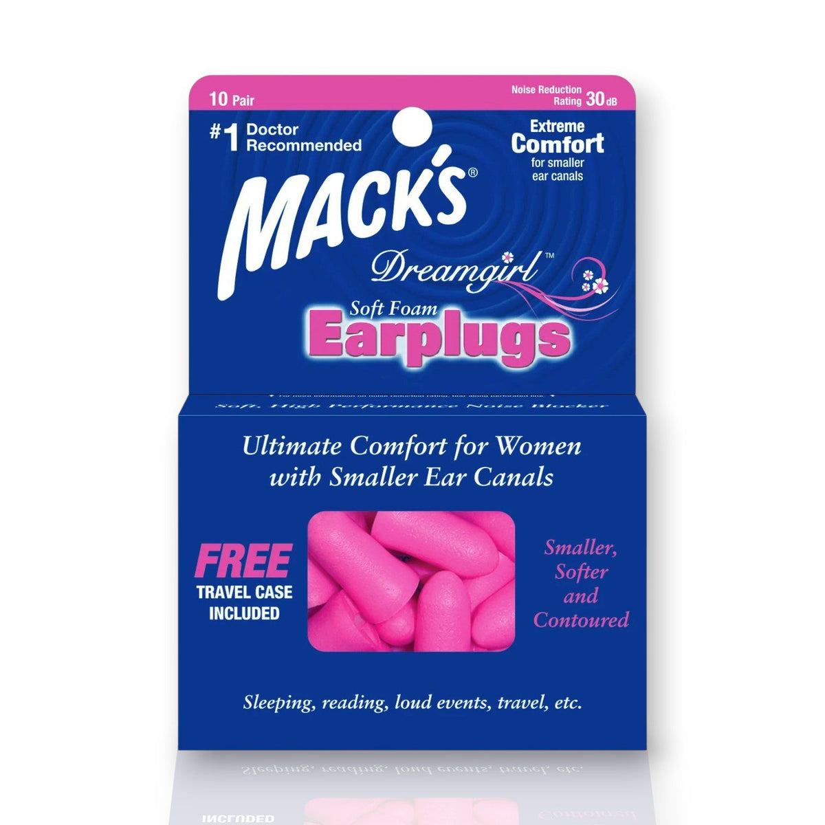 MACKS DREAMGIL EARPLUGS 10 PAIR