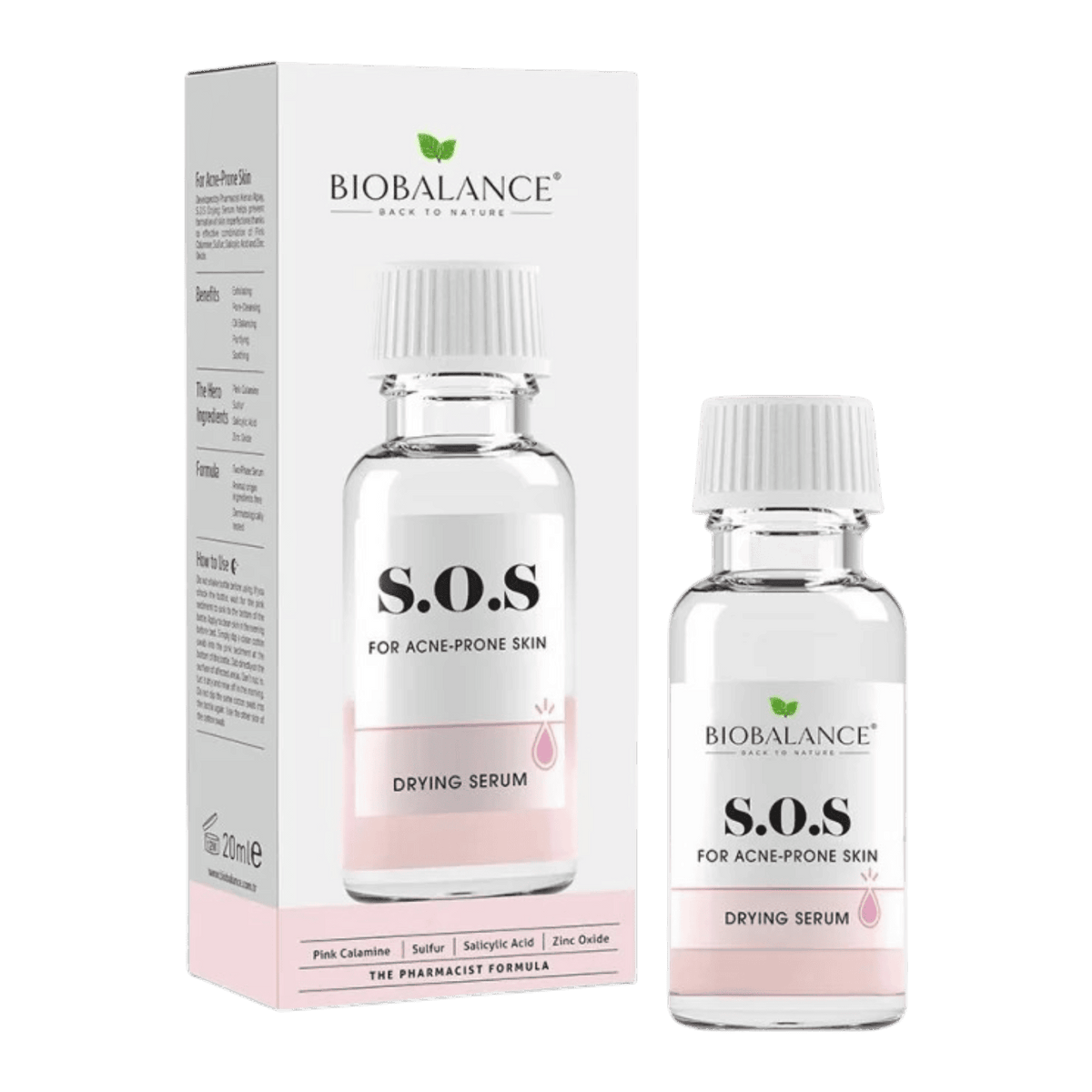 BIO BALANCE S.O.S FOR ACNE-PRONE SKIN DRYING SERUM 20ML