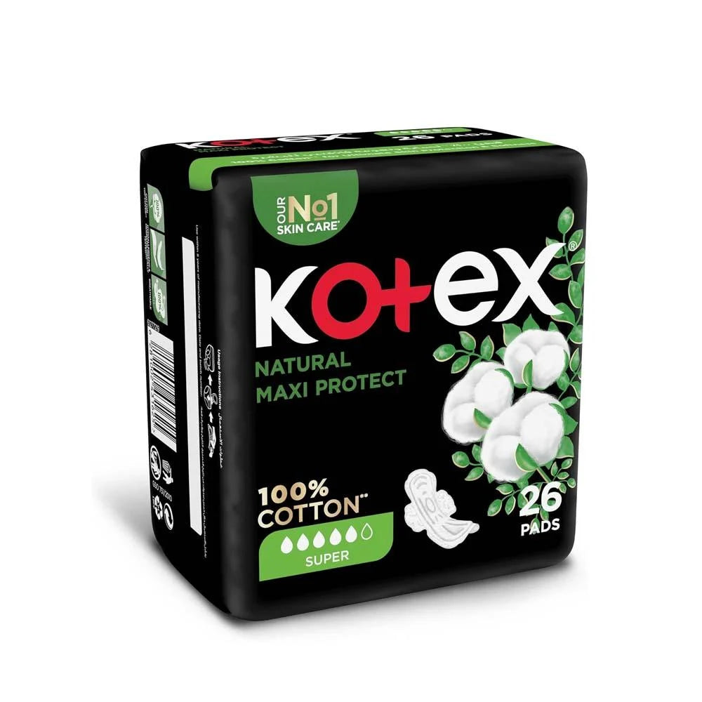 KOTEX NATURAL MAXI 26 PADS