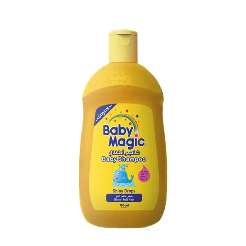 BABY MAGIC SHAMPOO OFFER 750ML+250ML SHINY SOFT اصفر