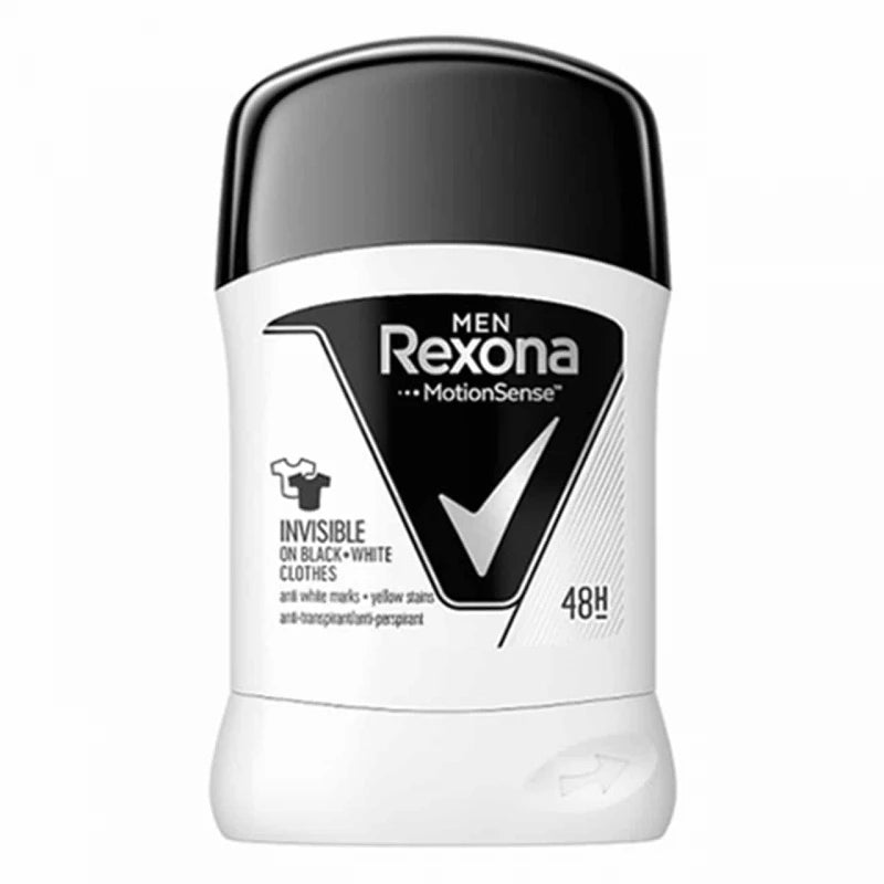 REXONA MEN STICK INVISIBLE BLACK+WHITE