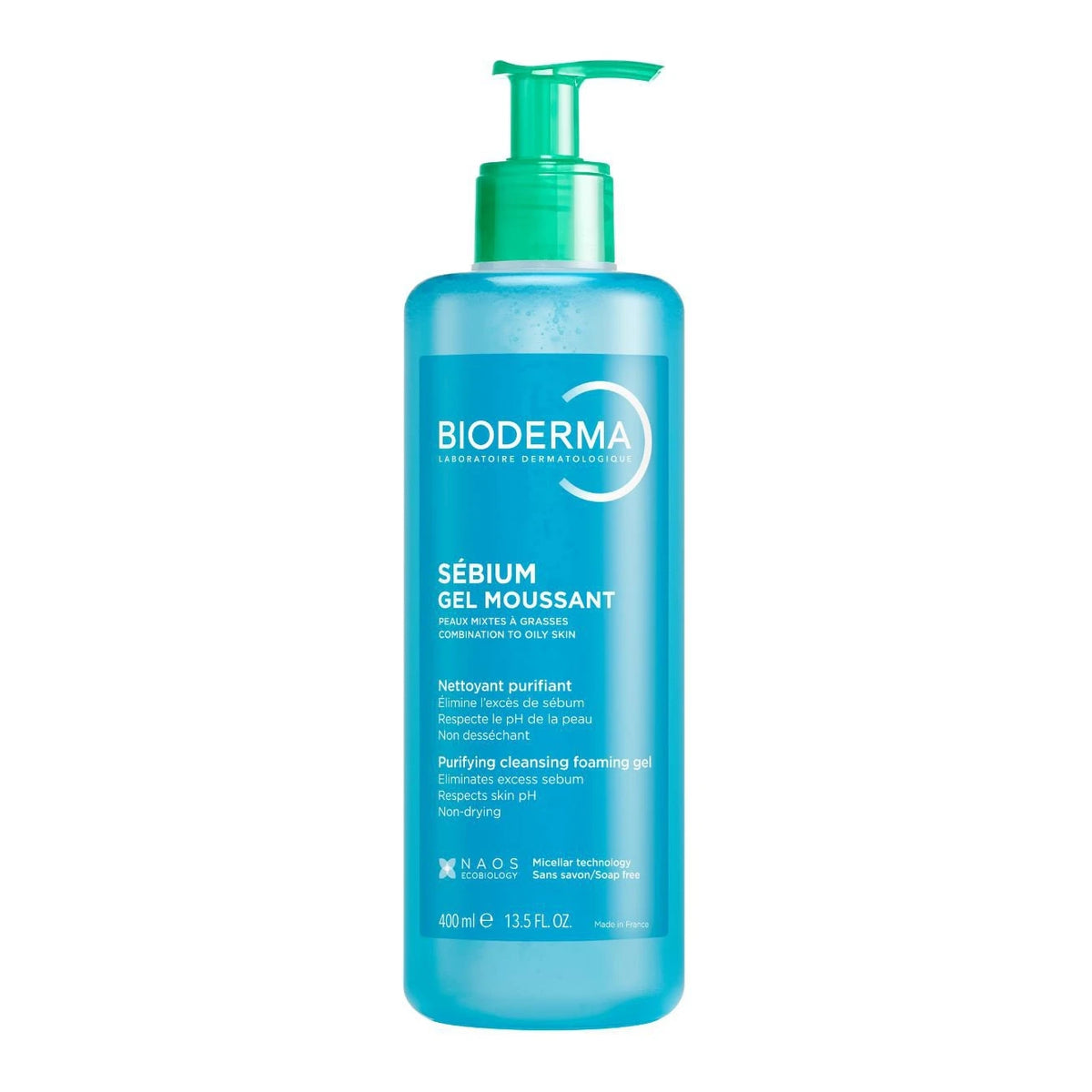 BIODERMA SEBIUM GEL MOUSSANT 400ML