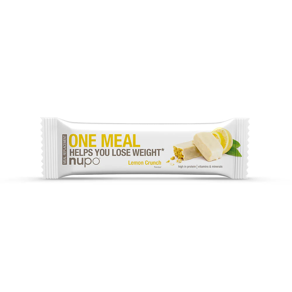 NUPO ONE MEAL LEMON CRUNCH FLAVOUR PROTEIN BAR 60G